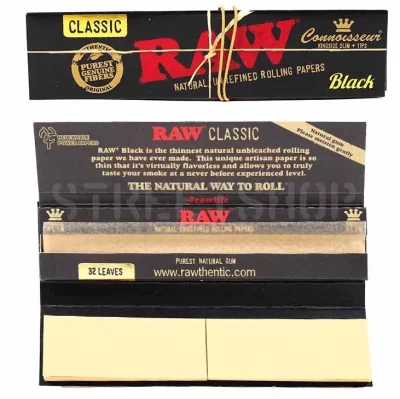 Raw black connoisseur