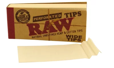 Raw perf wide tips white