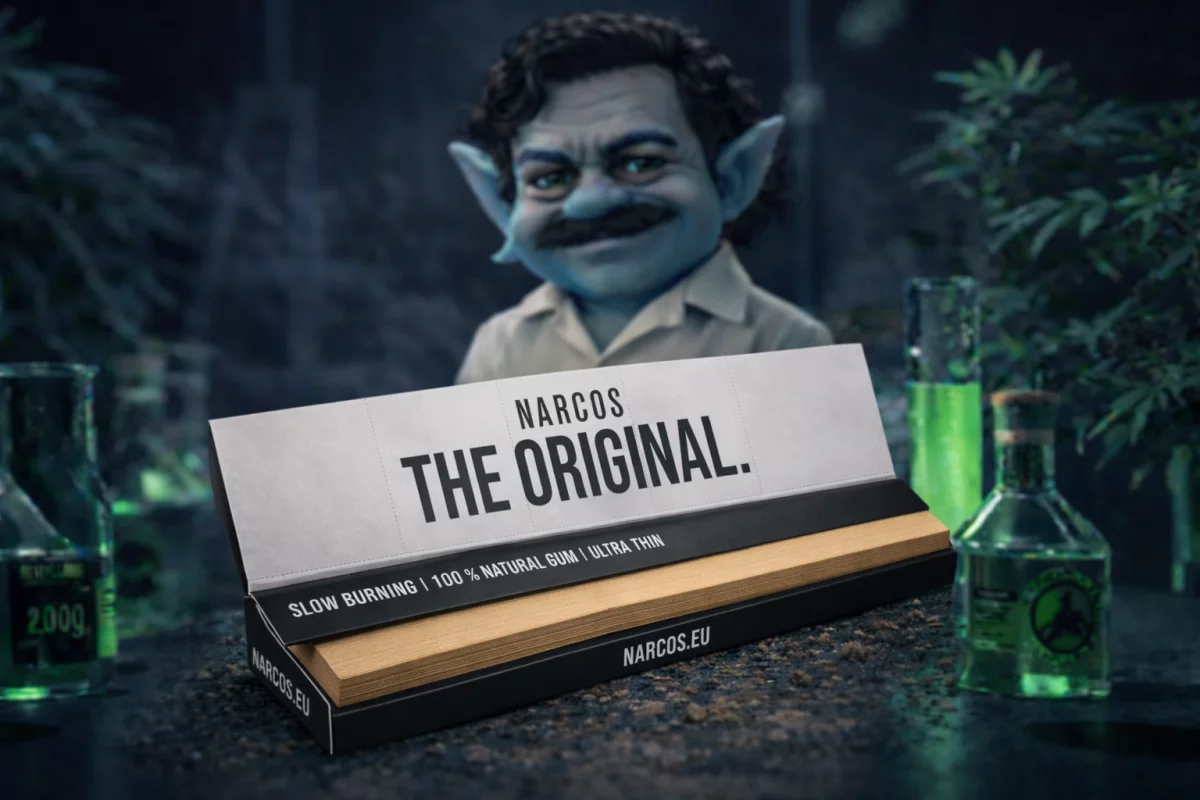 Narcos King Size Slim Noir