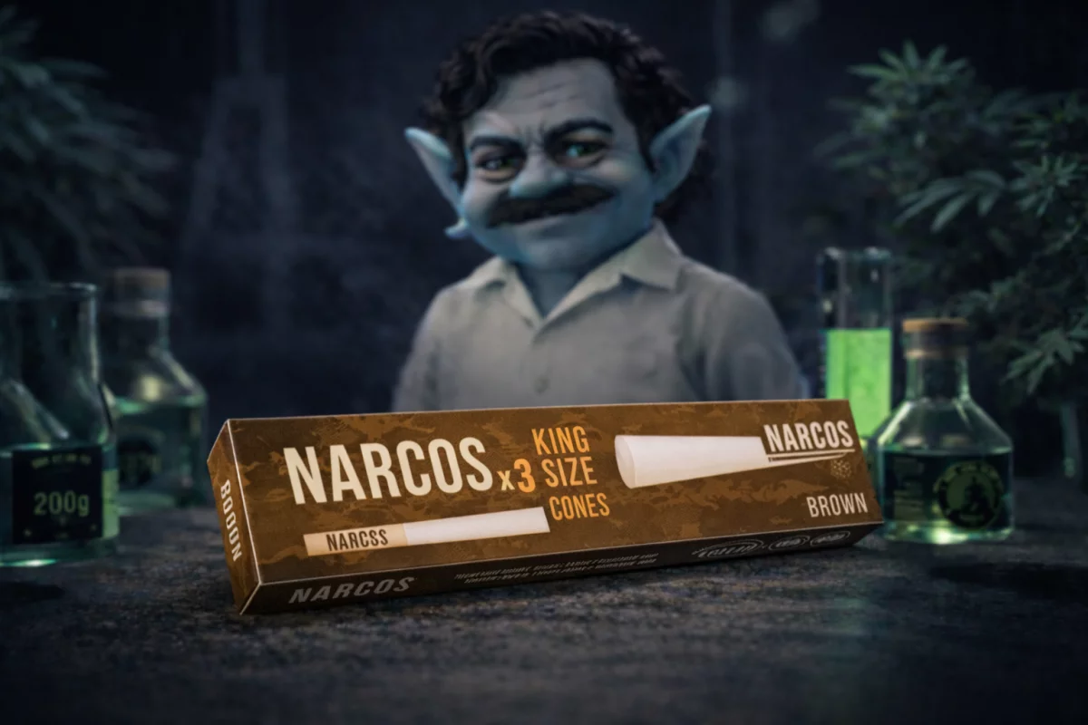 Narcos Brown Brune Cones x3 King Size