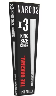 Narcos black noir cones x3 king size