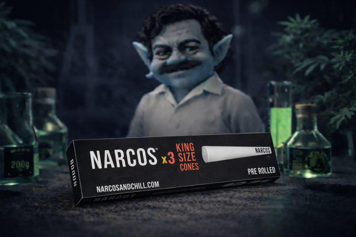 Narcos Black Cones x3 King Size