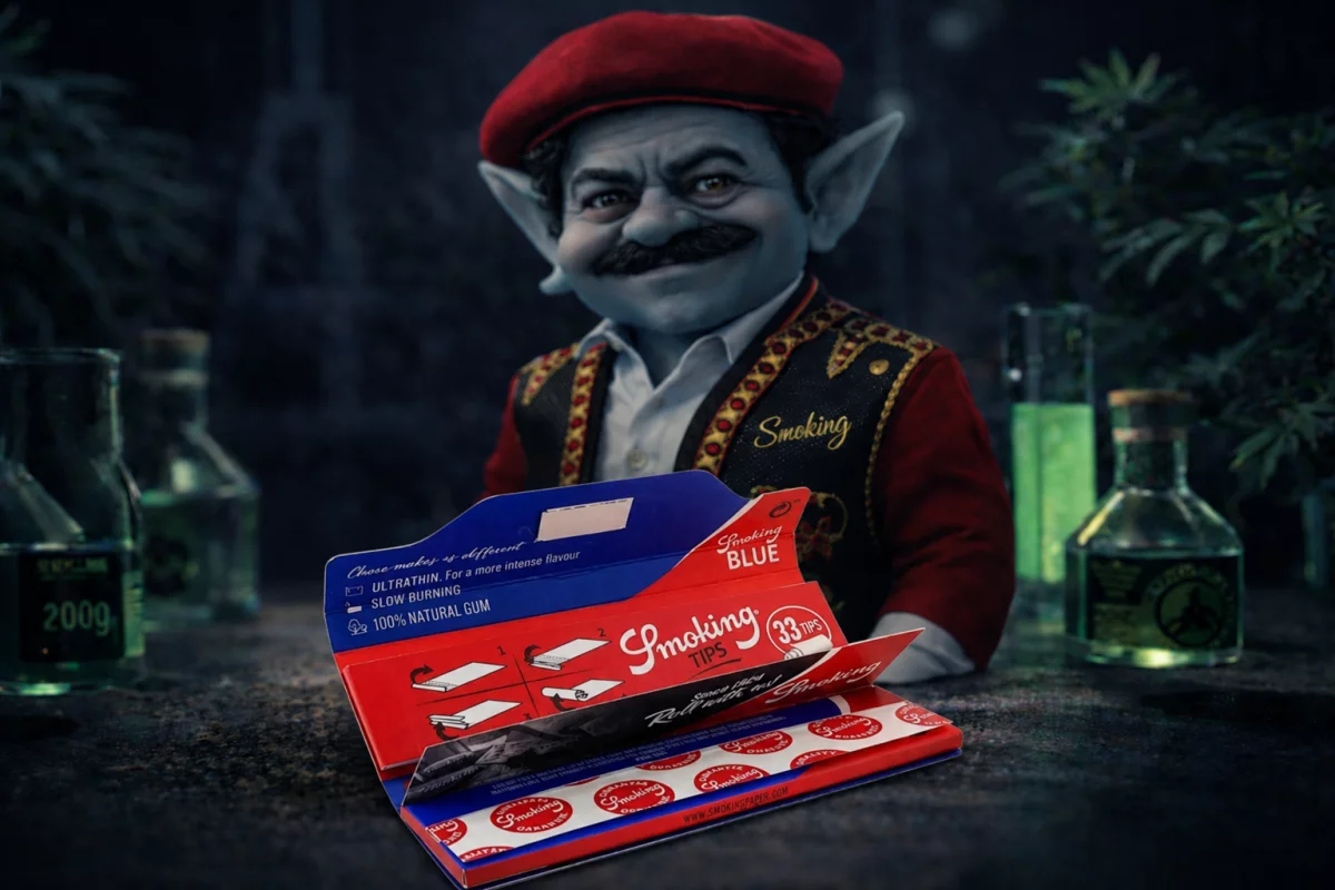 Smoking Blue King Size + Tips 33 feuilles et 33 filtres