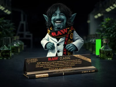 Raw black connoisseur ks slim feuilles filtres 32 feuilles josh kesselman 2